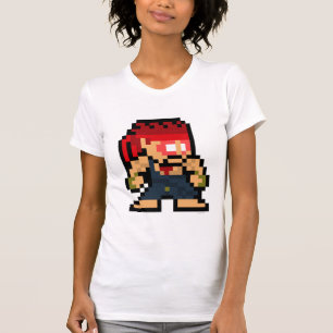 T-shirt Ryu mauvais à 8 bits