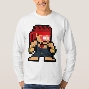 T-shirt Ryu mauvais à 8 bits