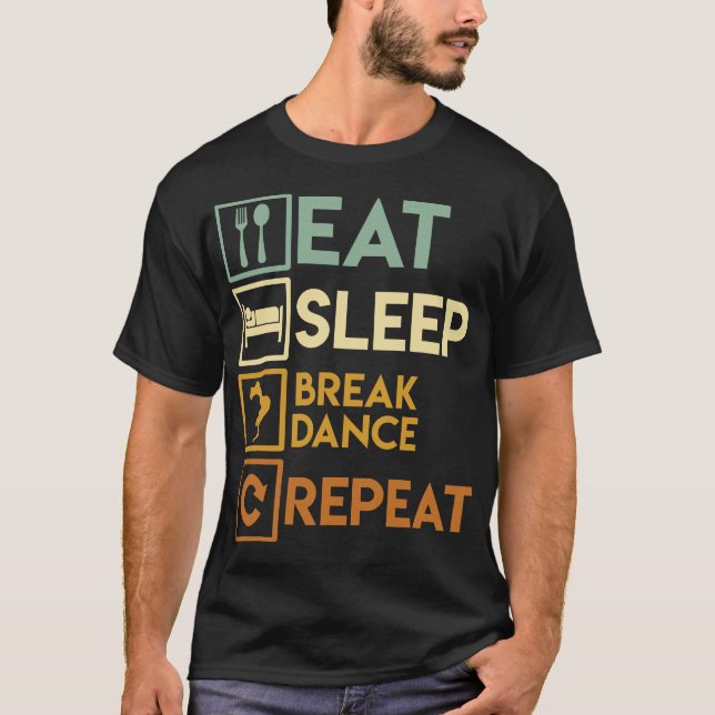 T-shirt S2 Breakdance Breakdance Breakdance Breakdance (10 (Devant)