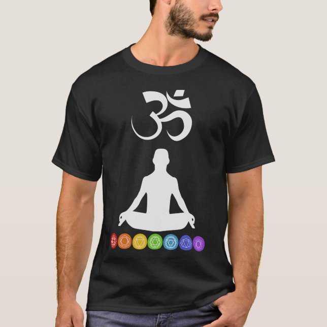 T-shirt S2 Chakra Chakras Méditation méditée (45) (Devant)
