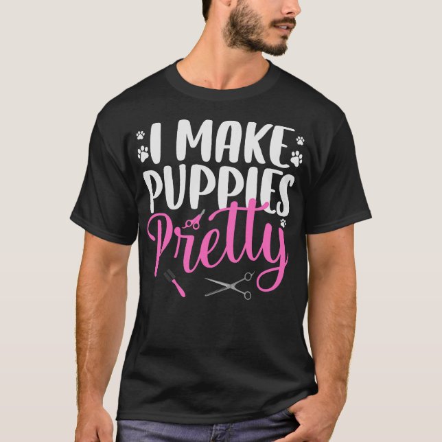 T-shirt S2 Chien Grooming Chien Groomer (17) (Devant)