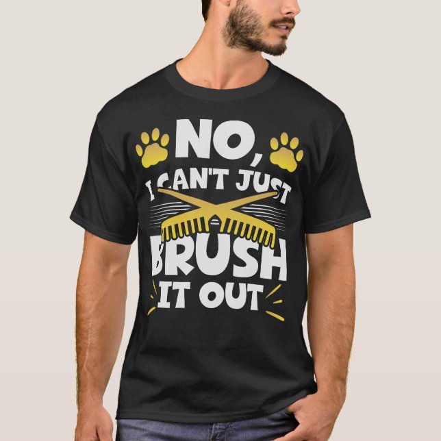 T-shirt S2 Chien Grooming Chien Groomer (67) (Devant)