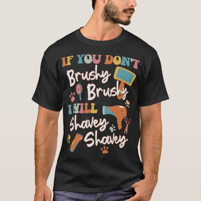 T-shirt S2 Chien Grooming Chien Groomer (9) (Devant)