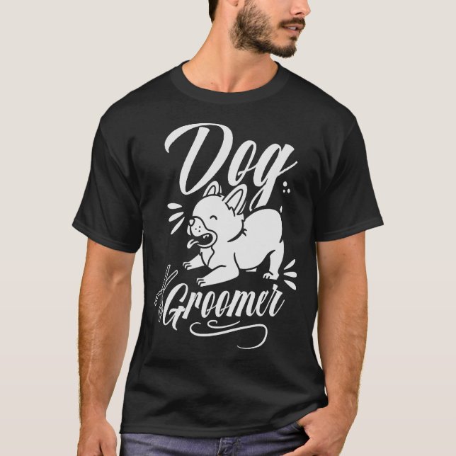 T-shirt S2 Chien Grooming Chien Groomer (97) (Devant)