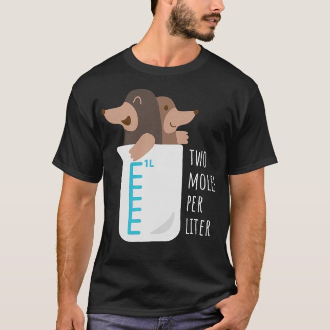 T-shirt S2 Expérience en laboratoire de chimie chimique (1 (Devant)