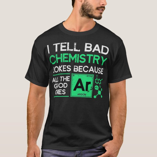 T-shirt S2 Expérience en laboratoire de chimie chimique (4 (Devant)
