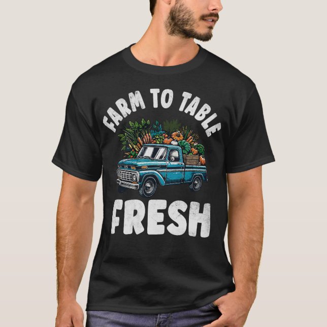 T-shirt S2 Ferme Pour Table Manger Agricole Locale (17) (Devant)