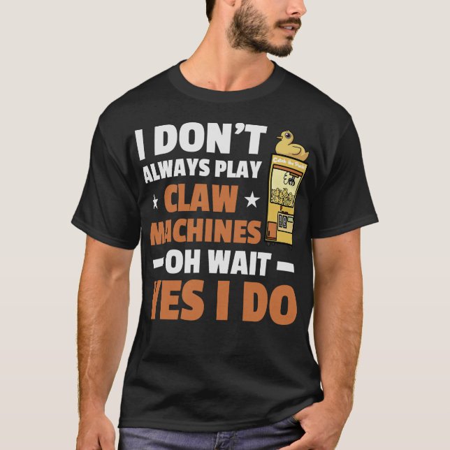 T-shirt S2 Grabbre à peluche d'arcade de la grue de machin (Devant)