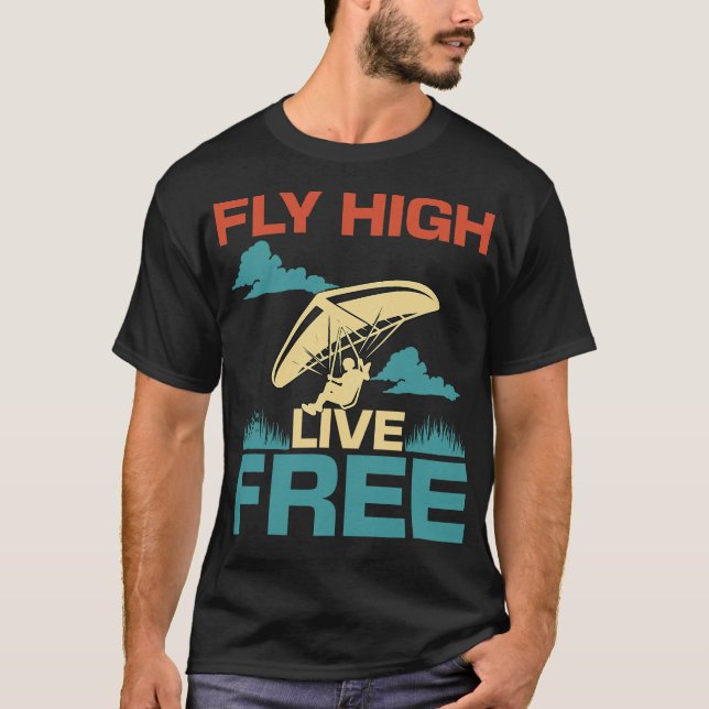 T-shirt S2 Hang Gliding Hang Glider (168) (Devant)