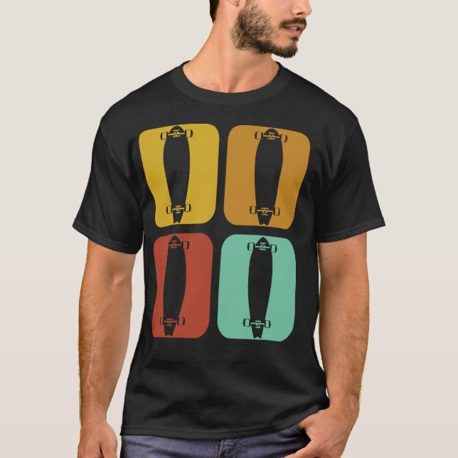 T-shirt S2 Longboarding Longboard Longboarder (23) (Devant)