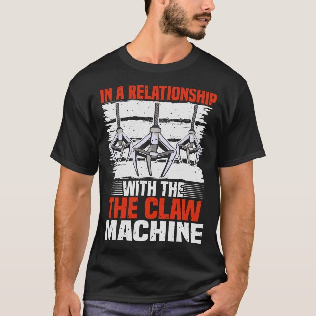T-shirt S2 Machine à grue grue Arcade Plush Grabber (125) (Devant)