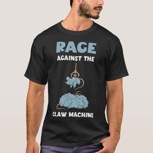 T-shirt S2 Machine à grue grue Arcade Plush Grabber (66) (Devant)