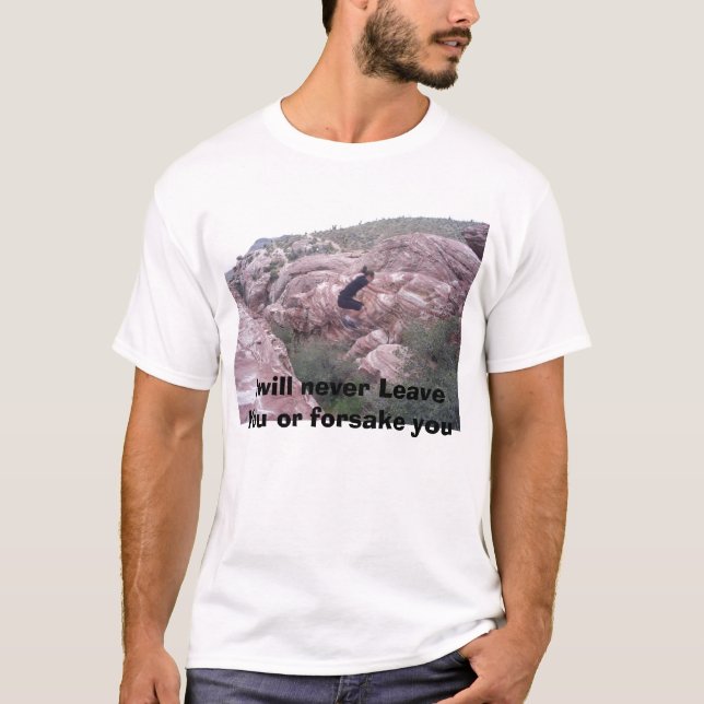 T-shirt S4020060, je ne vous laisserai jamais ou vous (Devant)