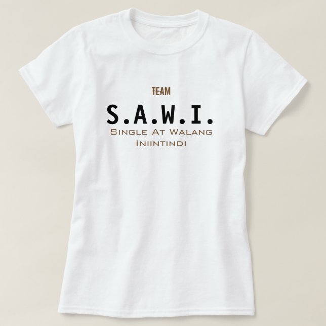 T-SHIRT S.A.W.I. (Design devant)