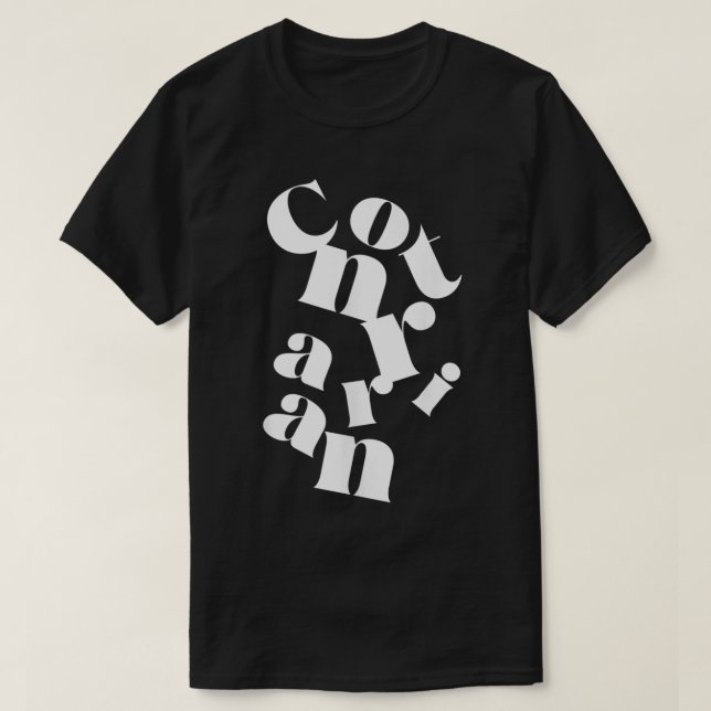 T-shirt s Avec des mots contrariants (Design devant)