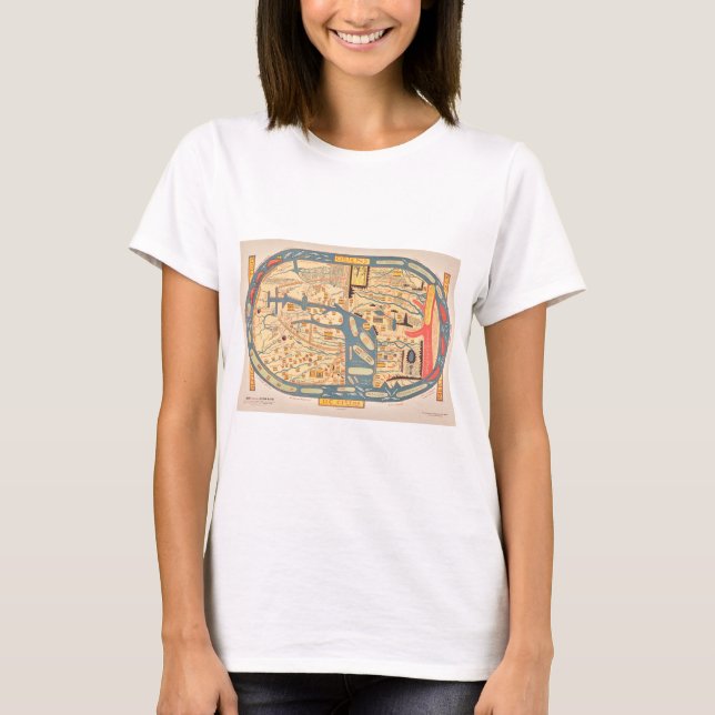 T-shirt S. Beati Liebanensis mappam mundi ad exemplaire ec (Devant)
