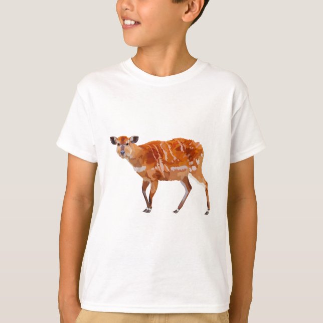 T-shirt S est pour Sitatunga (Devant)