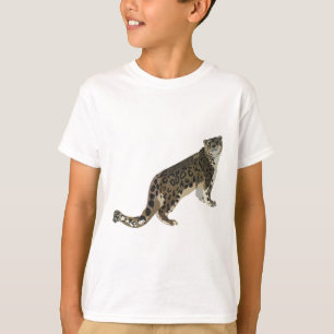 T-shirt S est pour Snow Leopard