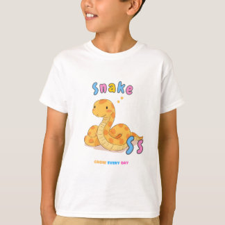 T-shirt “S is for Snake” Alphabet Tee – Grow Every Day