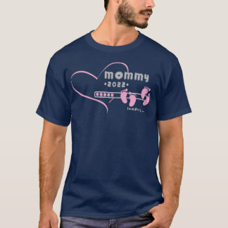 T-shirt s Mommy loading 2022 pour la grossesse faire-part 