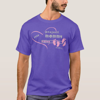 T-shirt s Mommy loading 2022 pour la grossesse faire-part 