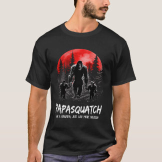 T-shirt S Papasquatch Comme Un Grand-Père Juste Beaucoup P