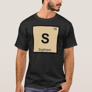 T-shirt S - Sophisme Philosophie Chimie Tableau périodiqu