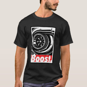 T-shirt S Turbo Boost Pour Course Et Drift Car