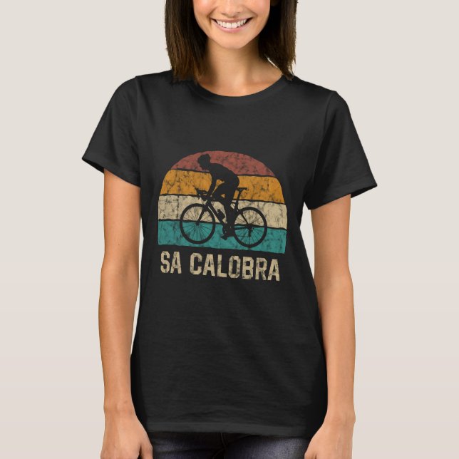 T-shirt Sa Calobra Cyclisme Montée T Chemise Cyclisme Rétr (Devant)