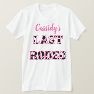 T-shirt Sa Dernière soirée de bachelorette Rodeo Disco