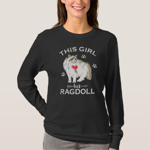T-shirt Sa Fille Aime Son Ragdoll Chat Kitties Kittens