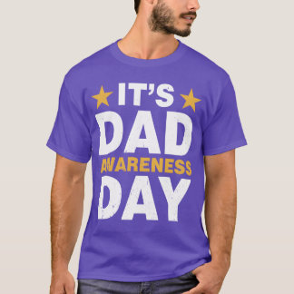 T-shirt Sa journée de sensibilisation papa papa papa père
