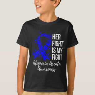 T-shirt Sa Lutte Est Ma Lutte Alopecia Areata Sensibilisat