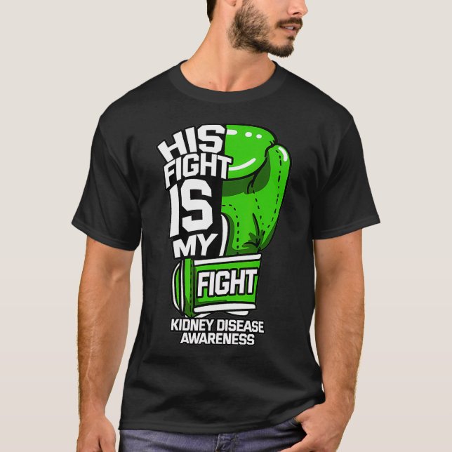 T-shirt Sa Lutte Est Ma Lutte Contre La Dialyse Des Maladi (Devant)