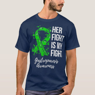 T-shirt Sa Lutte Est Ma Lutte Contre La Gastroparèse