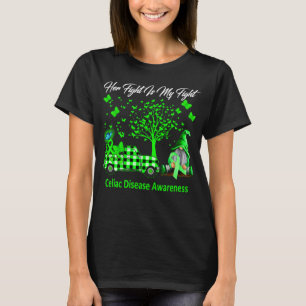 T-shirt Sa Lutte Est Ma Lutte Contre La Maladie Célique