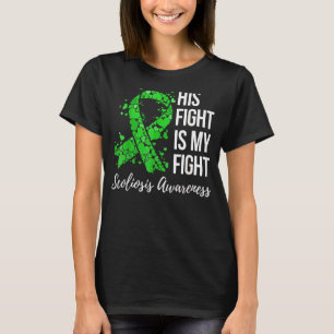 T-shirt Sa Lutte Est Ma Lutte Contre La Scoliose