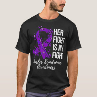 T-shirt Sa Lutte Est Ma Lutte Contre Le Syndrome Hurler