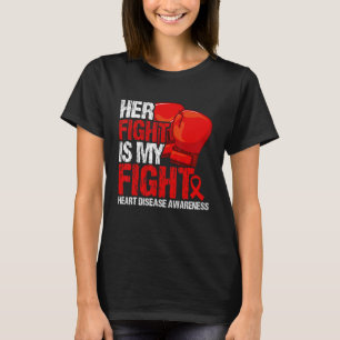 T-shirt Sa Lutte Est Ma Lutte Contre Les Maladies Cardiaqu