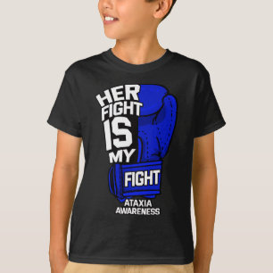 T-shirt Sa Lutte Est Ma Lutte Mouvement Ataxia Mouvement D