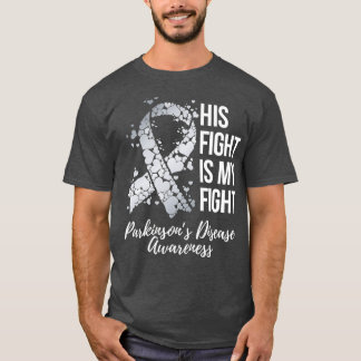 T-shirt Sa Lutte Est Ma Lutte Parkinsons Maladie