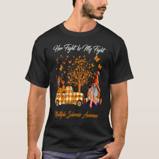 T-shirt Sa lutte est ma lutte Sensibilisation à la scléros