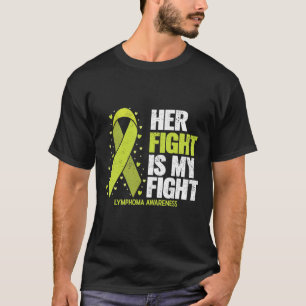 T-shirt Sa lutte est ma lutte sensibilisation au cancer du