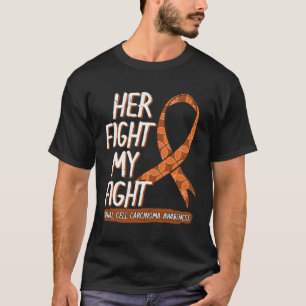 T-shirt Sa lutte est ma lutte Sensibilisation au carcinome