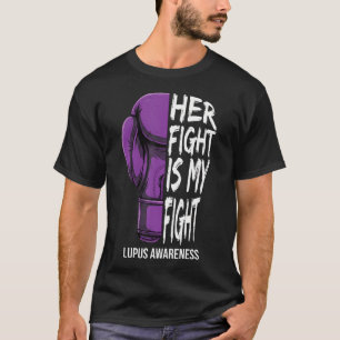T-shirt Sa lutte est ma lutte Sensibilisation au lupus Vio