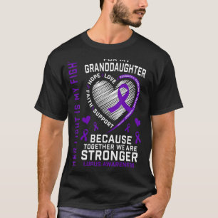 T-shirt Sa Lutte Est Ma Petite-Fille Lupus Awards