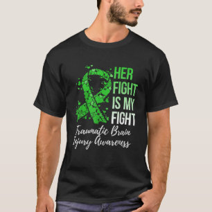 T-shirt Sa Lutte Est Mon Comportement Traumatique Brain In