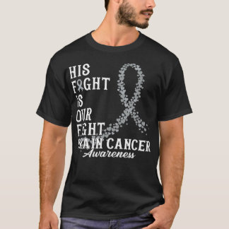 T-shirt Sa Lutte Est Notre Jour De Lutte Contre Le Cancer 