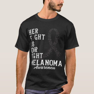 T-shirt Sa Lutte Est Notre Jour De Sensibilisation À La Pe