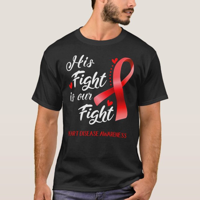 T-shirt Sa Lutte Est Notre Lutte Contre Les Maladies Cardi (Devant)